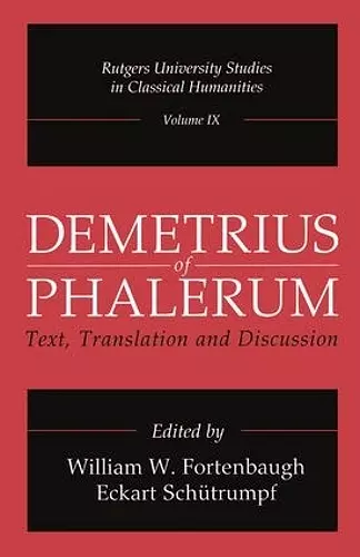 Demetrius of Phalerum cover