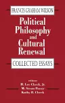 Political Philosophy and Cultural Renewal cover