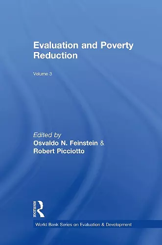 Evaluation and Poverty Reduction cover