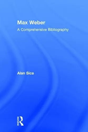 Max Weber cover