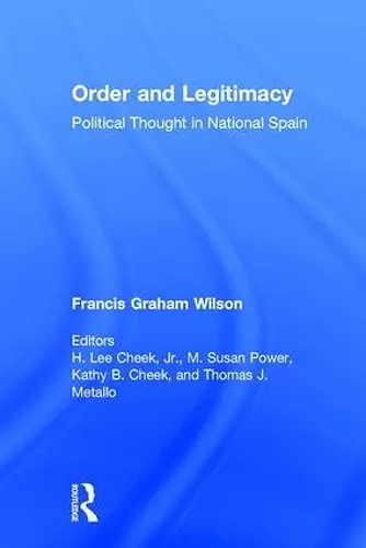 Order and Legitimacy cover