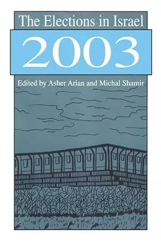 The Elections in Israel 2003 cover