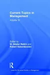 Current Topics in Management cover