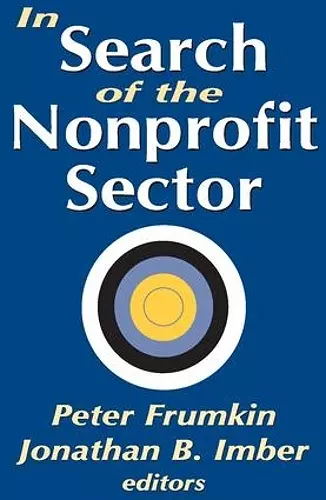 In Search of the Nonprofit Sector cover