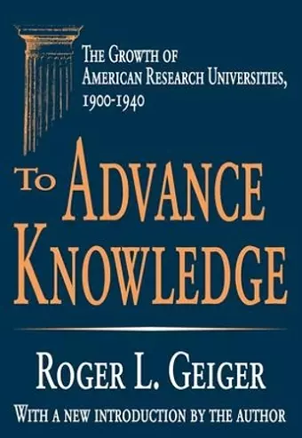 To Advance Knowledge cover