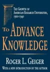 To Advance Knowledge cover