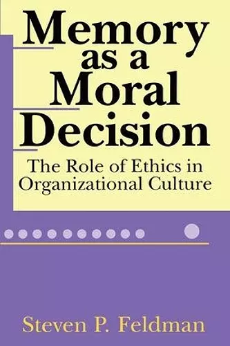 Memory as a Moral Decision cover