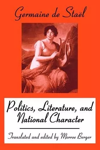 Politics, Literature and National Character cover