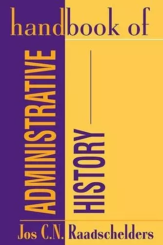 Handbook of Administrative History cover