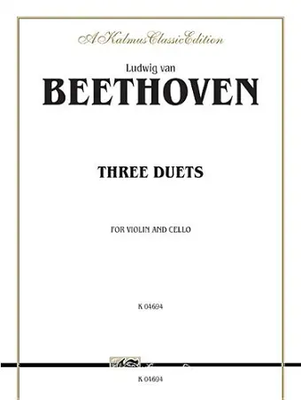 Three Duets for Violin and Cello cover