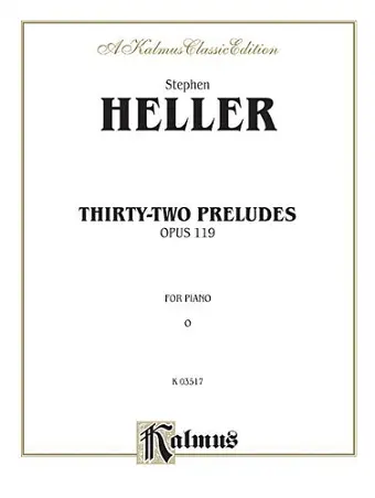 Thirty-two Preludes, Op. 119 cover
