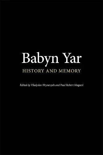 Babyn Yar cover