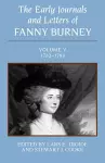 The Early Journals and Letters of Fanny Burney: Volume V, 1782-1783 cover