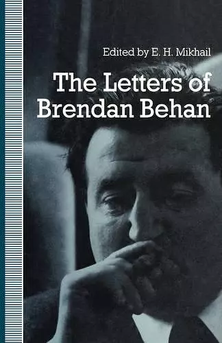 The Letters of Brendan Behan cover