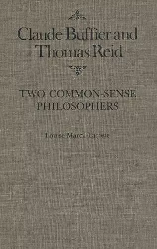 Claude Buffier and Thomas Reid cover