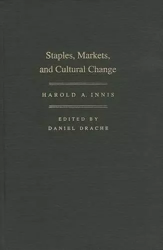 Staples, Markets, and Cultural Change cover