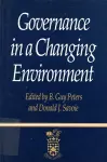 Governance in a Changing Environment cover