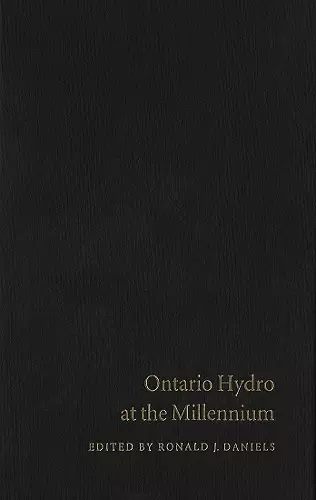 Ontario Hydro at the Millennium cover