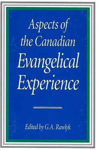 Aspects of the Canadian Evangelical Experience cover