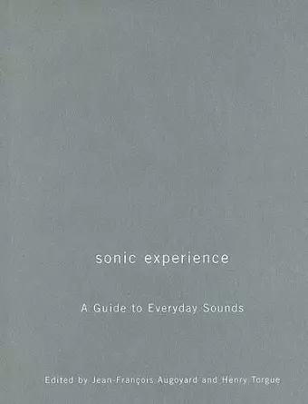 Sonic Experience cover