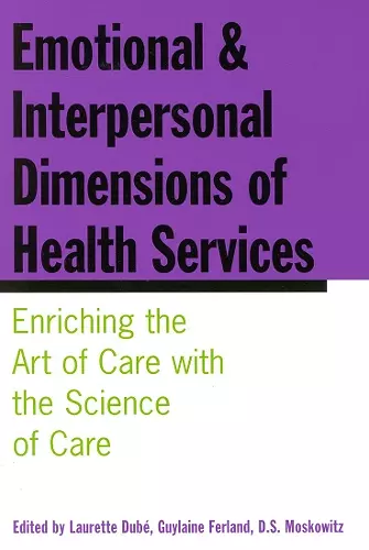 Emotional and Interpersonal Dimensions of Health Services cover