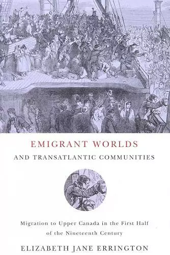 Emigrant Worlds and Transatlantic Communities cover