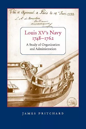 Louis XV's Navy, 1748-1762 cover