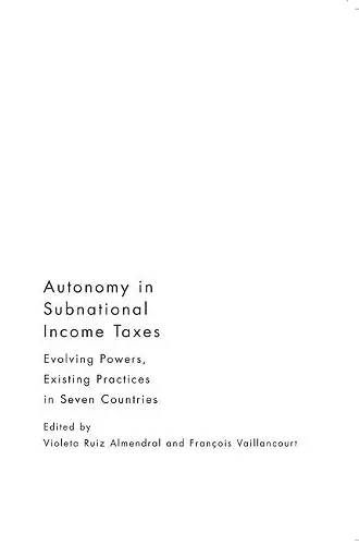 Autonomy in Subnational Income Taxes cover