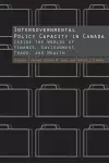 Intergovernmental Policy Capacity in Canada cover