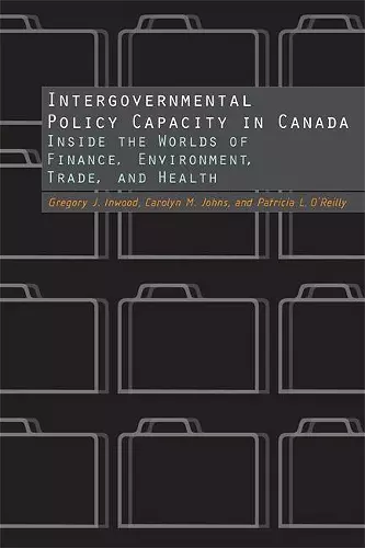 Intergovernmental Policy Capacity in Canada cover