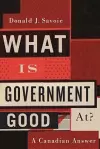 What Is Government Good At? cover