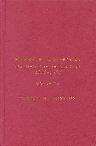 McMaster University, Volume 2 cover