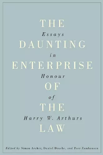 The Daunting Enterprise of the Law cover