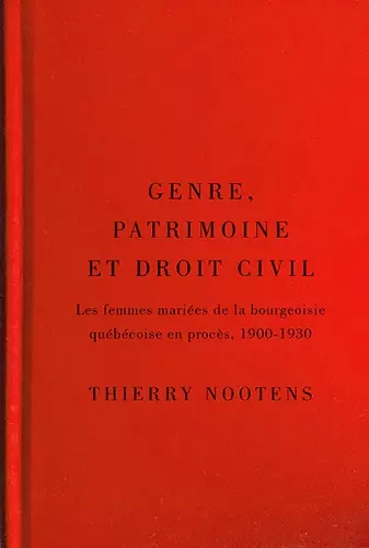 Genre, Patrimoine Et Droit Civil cover