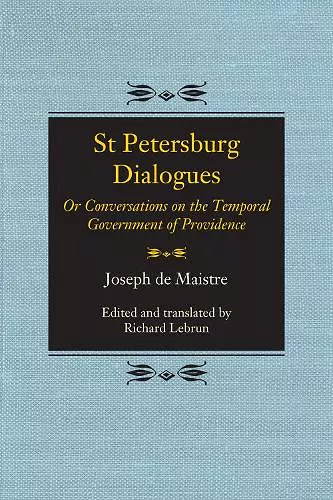 St Petersburg Dialogues cover
