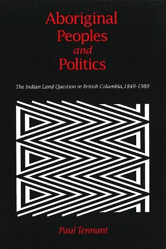 Aboriginal Peoples and Politics cover