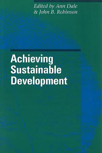 Achieving Sustainable Development cover