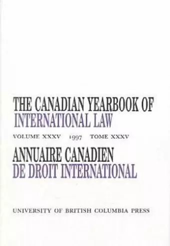 The Canadian Yearbook of International Law, Vol. 35, 1997 cover