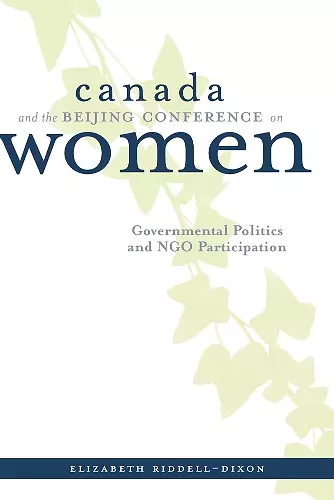 Canada and the Beijing Conference on Women cover