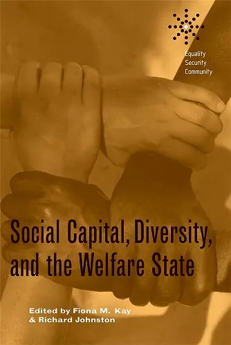 Social Capital, Diversity, and the Welfare State cover