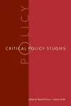 Critical Policy Studies cover