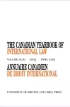 The Canadian Yearbook of International Law, Vol. 43, 2005 cover