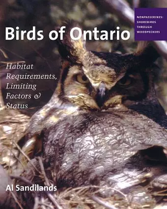 Birds of Ontario: Habitat Requirements, Limiting Factors, and Status cover