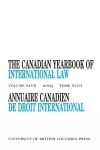 The Canadian Yearbook of International Law, Vol. 47, 2009 cover