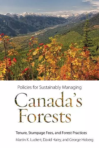 Policies for Sustainably Managing Canada’s Forests cover