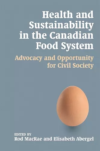 Health and Sustainability in the Canadian Food System cover