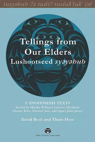 Tellings from Our Elders: Lushootseed syeyehub cover