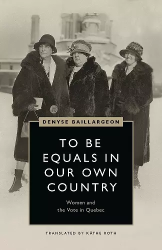 To Be Equals in Our Own Country cover