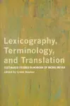 Lexicography, Terminology, and Translation cover