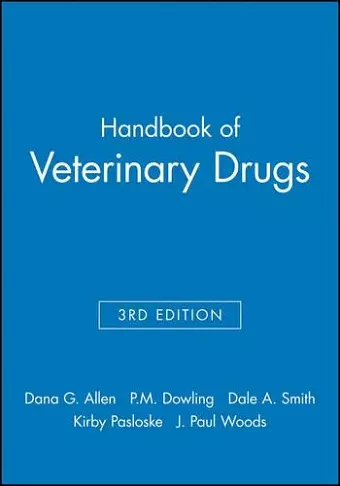 Handbook of Veterinary Drugs, PDA CD-ROM cover